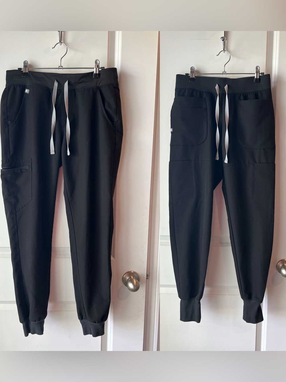 Figs Black Drawstring Jogger scrub Pants bundle of 2. XS